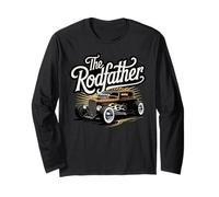 The Rodfather | Amateur de voitures Hot Rod | Muscle Car classique Manche Longue