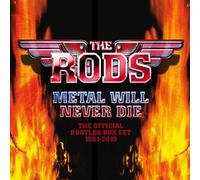 THE RODS - METAL WILL NEVER DIE THE OFFICIAL BOOTLEG BOX SET 1 4 CD NEUF