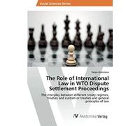 The Role Of International Law In Wto Dispute Settlement Proceedings