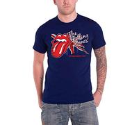 The Rolling Stone Lick The Flag - T-Shirt - Homme, Bleu (navy), Small