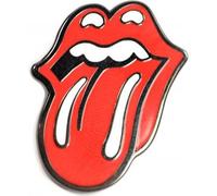 The Rolling Stones - Badge "Hot Lips", émail BS3163 (taille unique) (Rouge/Blanc)
