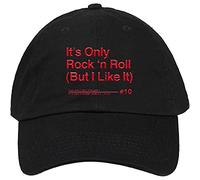 The Rolling Stones Casquette De Baseball Iornr Band Logo Nouveau Officiel Noir Size One Size