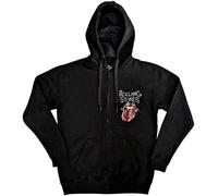 The Rolling Stones - "Hackney Diamonds" Hoodie avec fermeture éclair sur toute la longueur pour homme/femme unie RO9774 (XL) (Noir)