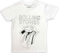 The Rolling Stones - "Hackney Diamonds" T-Shirt Logo pour homme/femme unie RO9410 (M) (Blanc)