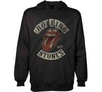 The Rolling Stones Pullover Hoodie: 1978 Tour Sweat à Capuche, Noir, XL Homme