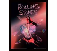 The Rolling Stones - Impression encadrée "Hackney Diamonds", Cassé PM10384 (40 cm x 30 cm) (Noir/Multicolore)