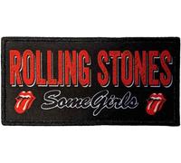 The Rolling Stones - imprimé - écusson thermocollant "Some Girls" - Polyester Logo RO10166 (taille unique) (Noir/Rouge/Blanc)