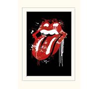 The Rolling Stones LMP10773P Image avec Passe-Partout, Papier, Multicolore, 30 x 40 x 0,5 cm