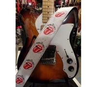 The Rolling Stones Sangle pour guitare ou basse 50 ans en cuir écologique