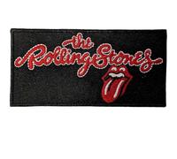 The Rolling Stones Script Logo Woven Patch Size One Size