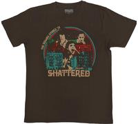 The Rolling Stones - "Some Girls Shattered" T-shirt Homme/Femme Unie RO5610 (XXL) (Marron)