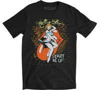 The Rolling Stones - "Start Me Up" T-shirt Homme/Femme Unie RO797 (S) (Noir)