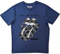 The Rolling Stones - "Steel Wheels" T-Shirt für Herren/Damen Uni RO2339 (M) (Irisblau)