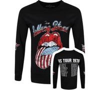 The Rolling Stones T-Shirt à manches longues Tour 78 Homme Noir - Taille M Noir G