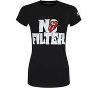 The Rolling Stones T-Shirt No Filter Header Logo Femme Noir Noir G