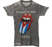 The Rolling Stones T-Shirt Rolling Stones Havana Cuba Homme Gris