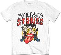 The Rolling Stones - "Tattoo You II" T-shirt homme/femme unie RO3280 (XL) (Blanc)
