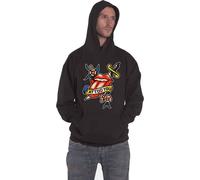 The Rolling Stones - "Tattoo You Lick" Sweat à capuche pour homme/femme unie RO3938 (L) (Noir)