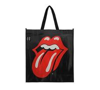 The Rolling Stones - Tote bag CLASSIC (Taille unique) (Noir/Rouge)