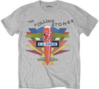 The Rolling Stones - "US Tour 1975" T-shirt Homme/Femme Unie RO1486 (S) (Gris)