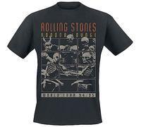 The Rolling Stones Voodoo Lounge World Tour Homme T-Shirt Manches Courtes Noir M