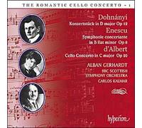 Alban Gerhardt - Dohnanyi, Enescu, d'Albert : Convertos pour Violoncelle. Gerhardt