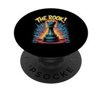 The Rook Dynamic Chess Piece Design PopSockets PopGrip Adhésif