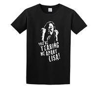 The Room Tommy Wiseau Tearing Me Apart Lisa Graphic Tee Unisex 100% Cotton Short-Sleeve T-Shirts Black L
