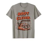 The Root of All Clever | Professeur de mathématiques | Nerd T-Shirt