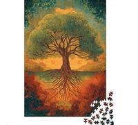 The Roots of The Arbre de Vie Go Deep Into The Earth 70x50cm/1000pcs Puzzles Adaptés Aux Adultes Et Aux Personnes Âgées De 14 Ans Et Plus
