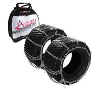 The ROP Shop | Paire de 4 chaînes de pneu à maillons 29 x 12 x 15 pour tondeuse à gazon Simplicity & Kubota tracteur