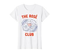 The Rosé Club Wine Drinker Sip Happens Jeu de Mots Amusant T-Shirt