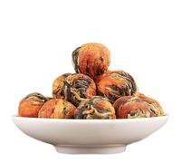 Thé Rouge Biologique Yunnan Dian Hong Ball - Et Frit à La Perfection Boisson Biologique Verte Corsée Sans Additifs Utilisez Une Boule De Thé Rouge Mûre Facile à Infuser (100g)