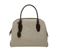 The Row - India 12 Canvas and Leather Bag - Femme - Sacs - Beige - Taille: ONE Size