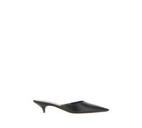 The Row - Liisa Kitten Pointed Mules - Femme - Chaussures - Noir - Taille: 40 EU