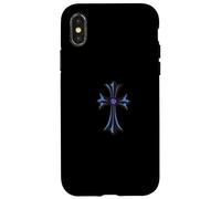 The Royal Blue Sapphire Cross Coque pour iPhone X/XS