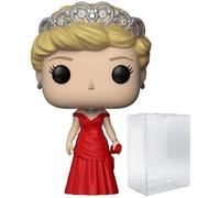 The Royal Family Figurine en vinyle Chase Funko Pop! Princesse Diana [Princesse de Galles] Édition limitée avec étui de protection compatible Pop Box