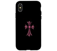 The Royal Pink Ruby Cross Coque pour iPhone X/XS