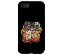 The Rub is Classified Funny BBQ Grilling Pitmaster Smoking Coque pour iPhone SE (2020) / 7/8