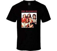The Runaways Band T Shirt Black L