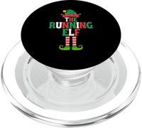 The Running Elf - Funny Matching Family Group Christmas PopSockets PopGrip pour MagSafe