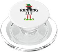 The Running Elf - Funny Matching Family Group Christmas PopSockets PopGrip pour MagSafe
