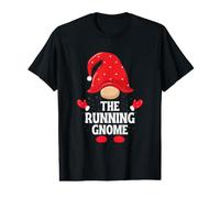 The Running GNOME - Funny Matching Family Group Christmas T-Shirt Graphique avec Valeur