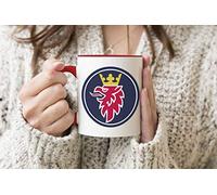 The Saab Modiffied Art Picture Red Handle Mug Coffee Tea Mug 312ml Cup