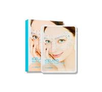 The Saem Masque hydratant pailleté pour le contour des yeux Iceland Glitter Eye Goggle Mask - 10 ml * 10 pcs