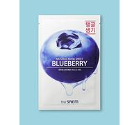 The Saem Masque en tissu pour le visage Natural Blueberry Mask Sheet - 21 ml / 1 pc