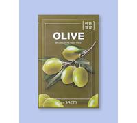 The Saem Masque en tissu pour le visage Natural Olive Mask Sheet - 21 ml / 1 pc