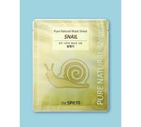 The Saem Masque en tissu pour le visage Pure Natural Mask Sheet Snail - 20 ml / 1 pc