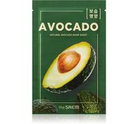 The Saem Natural Mask Sheet Avocado Masque Tissu Extra Hydratant Et Nourrissant 21 Ml