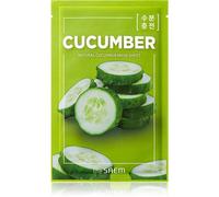 The Saem Natural Mask Sheet Cucumber Masque Tissu Hydratant Et Revitalisant 21 Ml